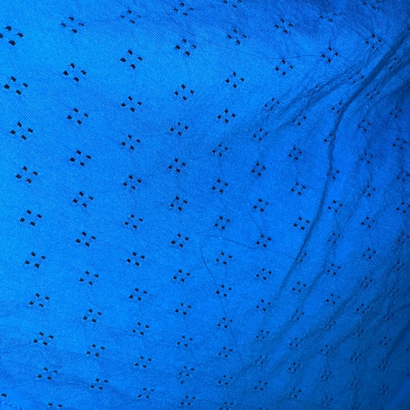 Liz Claiborne Royal Blue Eyelet Tank Top - Picture 5 of 5